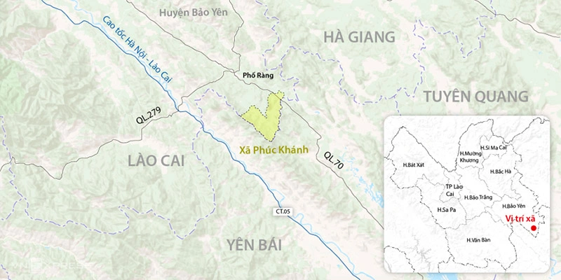 Làng Nủ nằm trong địa phận của tỉnh Lào Cai